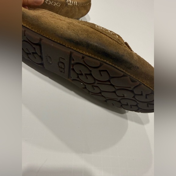 Cozy Brown Suede Moccasins - Picture 6 of 7